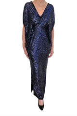 Amelia Dress, Ink sequin