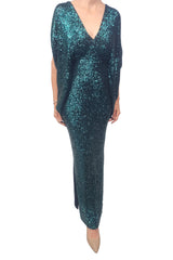 Amelia Dress, Sequin Emerald