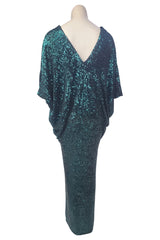 Amelia Dress, Sequin Emerald