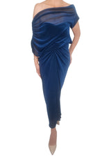 Strapless Gown, Velvet Jade