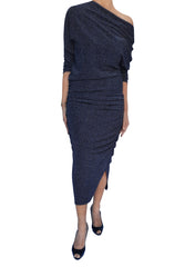 Vasto Dress, Ink Glitter