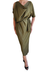 Twist Dress, Pistachio