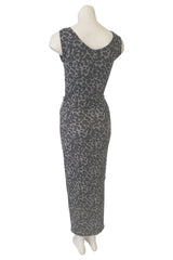 Azra Dress, Grey Leopard