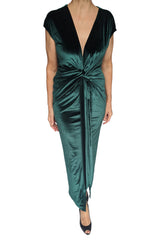 Entice Dress, Prasino Velour