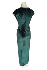 Entice Dress, Prasino Velour